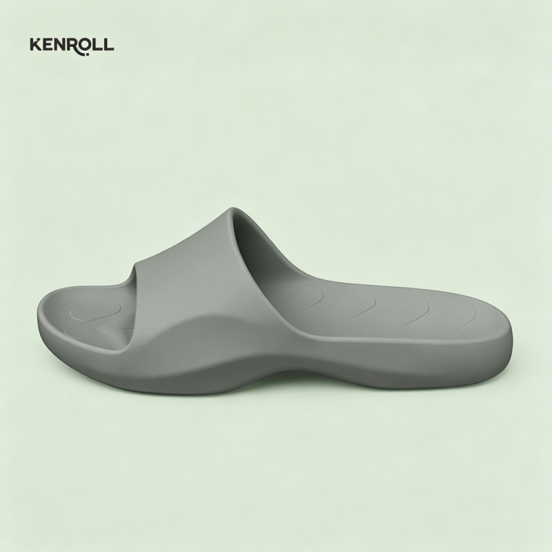 KENROLL K277 Non Slip Wide Fit Thick Sole Slippers (Couples)