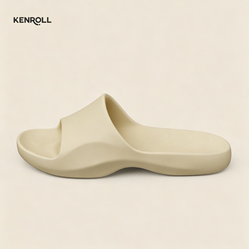 KENROLL K277 Non Slip Wide Fit Thick Sole Slippers (Couples)