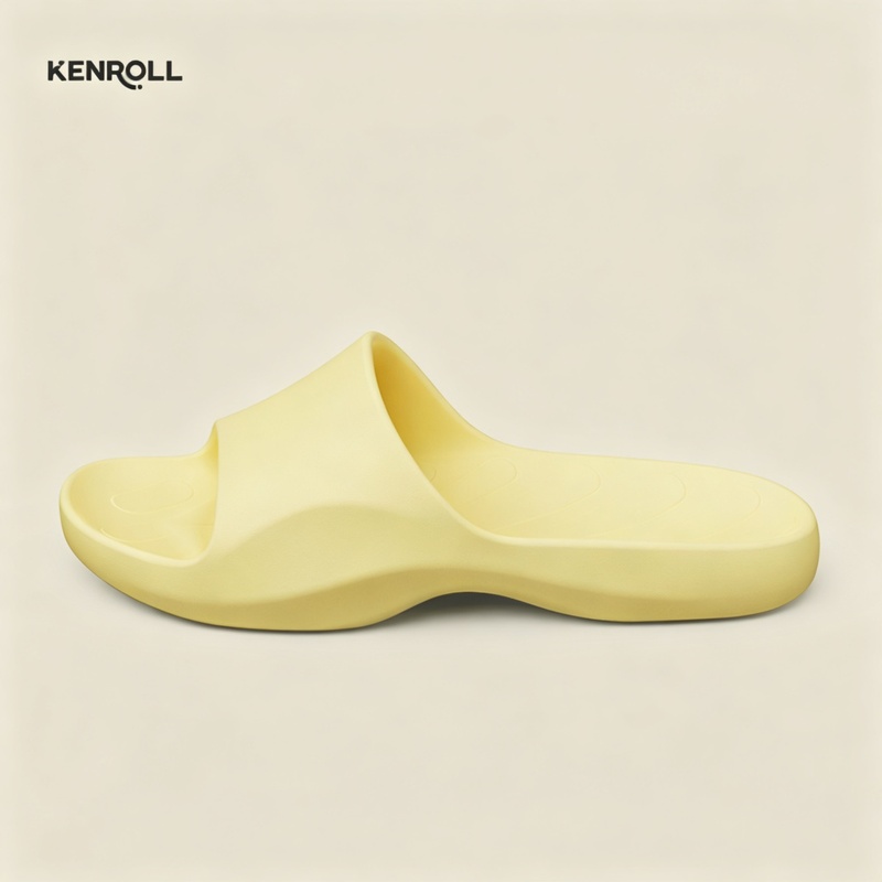 KENROLL K277 Non Slip Wide Fit Thick Sole Slippers (Couples)
