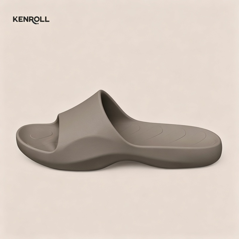 KENROLL K277 Non Slip Wide Fit Thick Sole Slippers (Couples)
