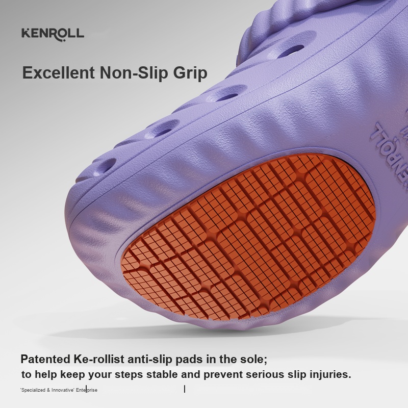KENROLL K311 Non Slip Thick Sole Breathable Slides (Couples)