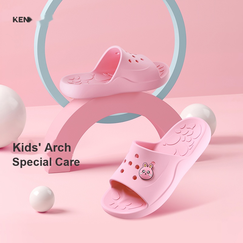 KENROLL KK343 Kids Clogs Thick Sole Soft & Bouncy (Boys & Girls)