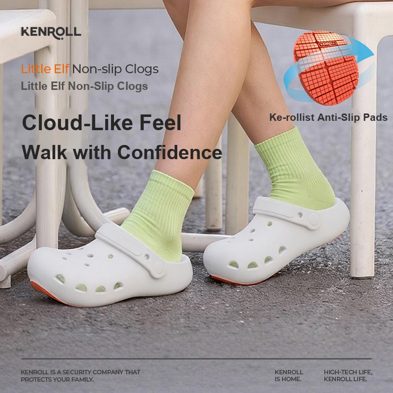 KENROLL KK688 Kids & Family Patented Non Slip Thick Sole Clogs