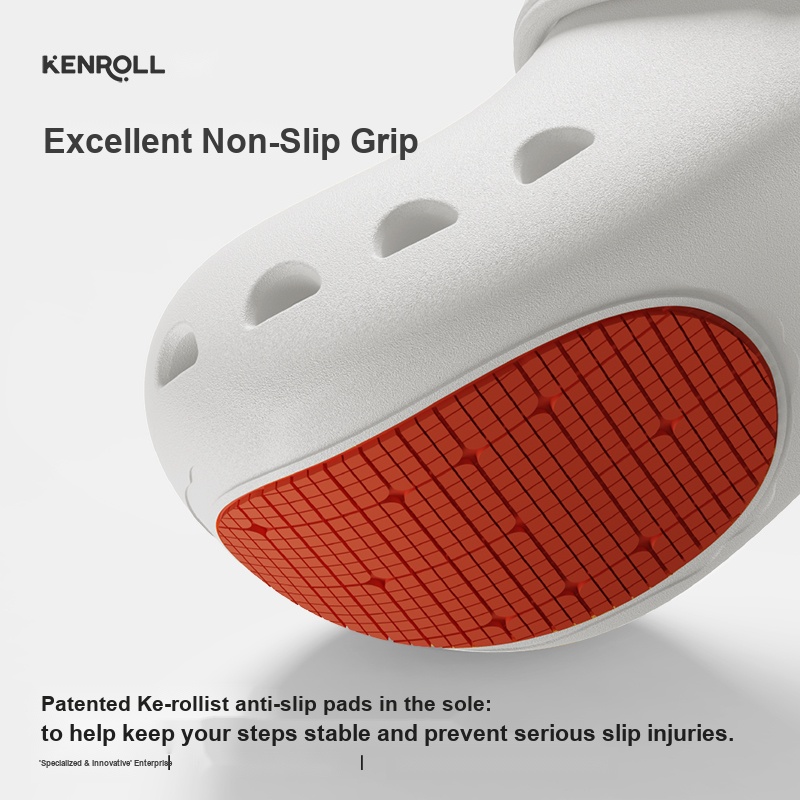 KENROLL KK688 Kids & Family Patented Non Slip Thick Sole Clogs