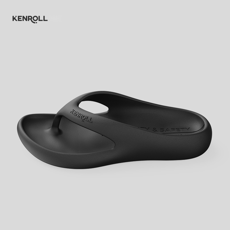 KENROLL K449 Men's Non Slip Flip Flops for Swim & Beach (Thong Sandals)