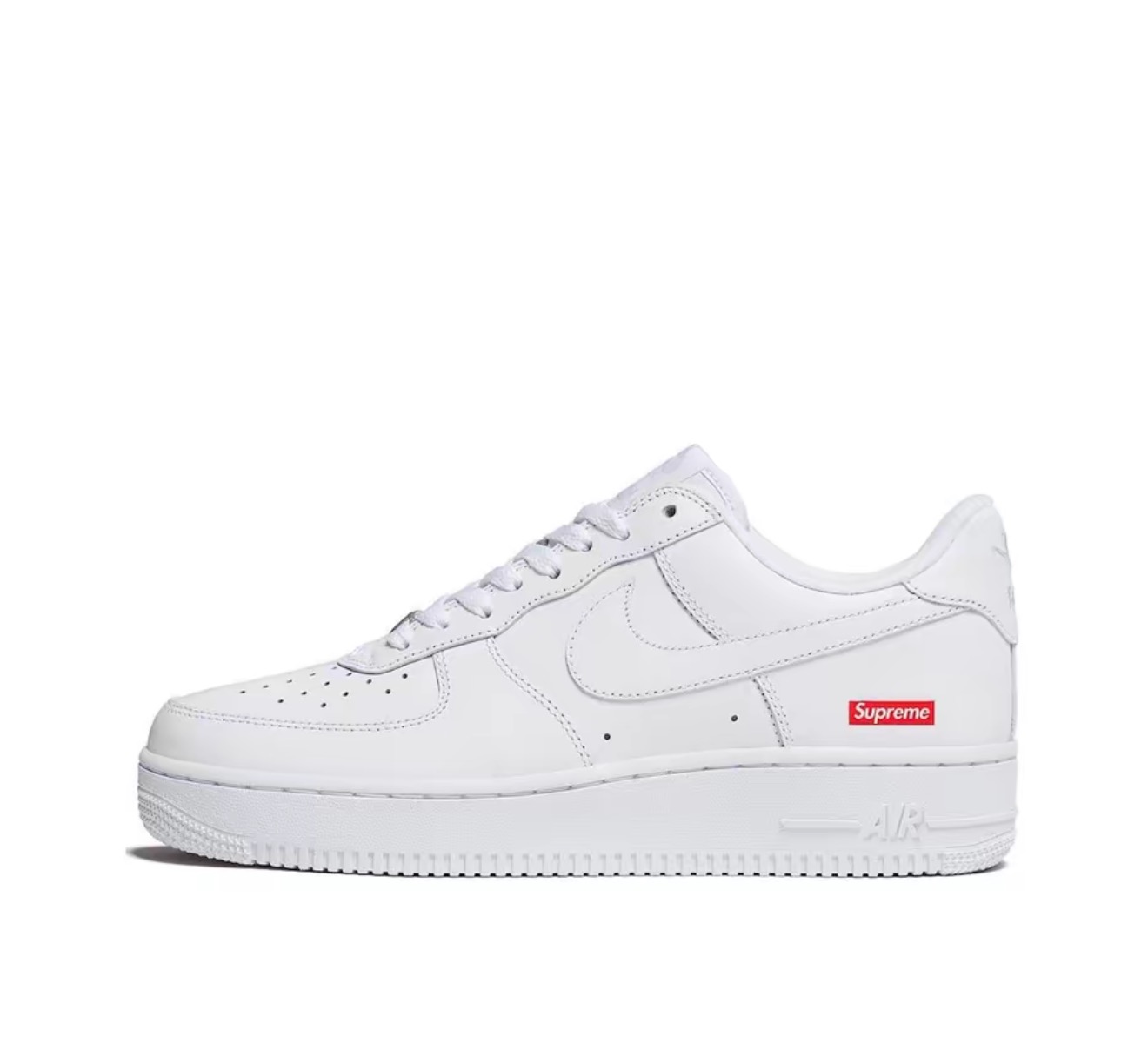 Supreme x Nike Air Force 1 box logo白色