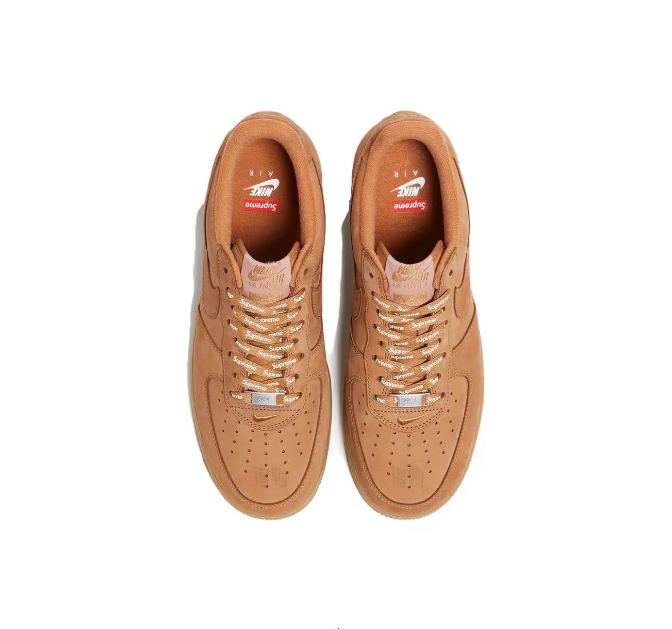 Supreme x Nike Air Force 1 小麥