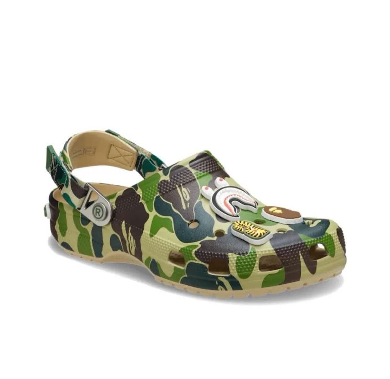 Bape x crocs classic clog 