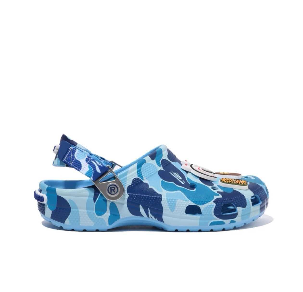 Bape x crocs classic clog 