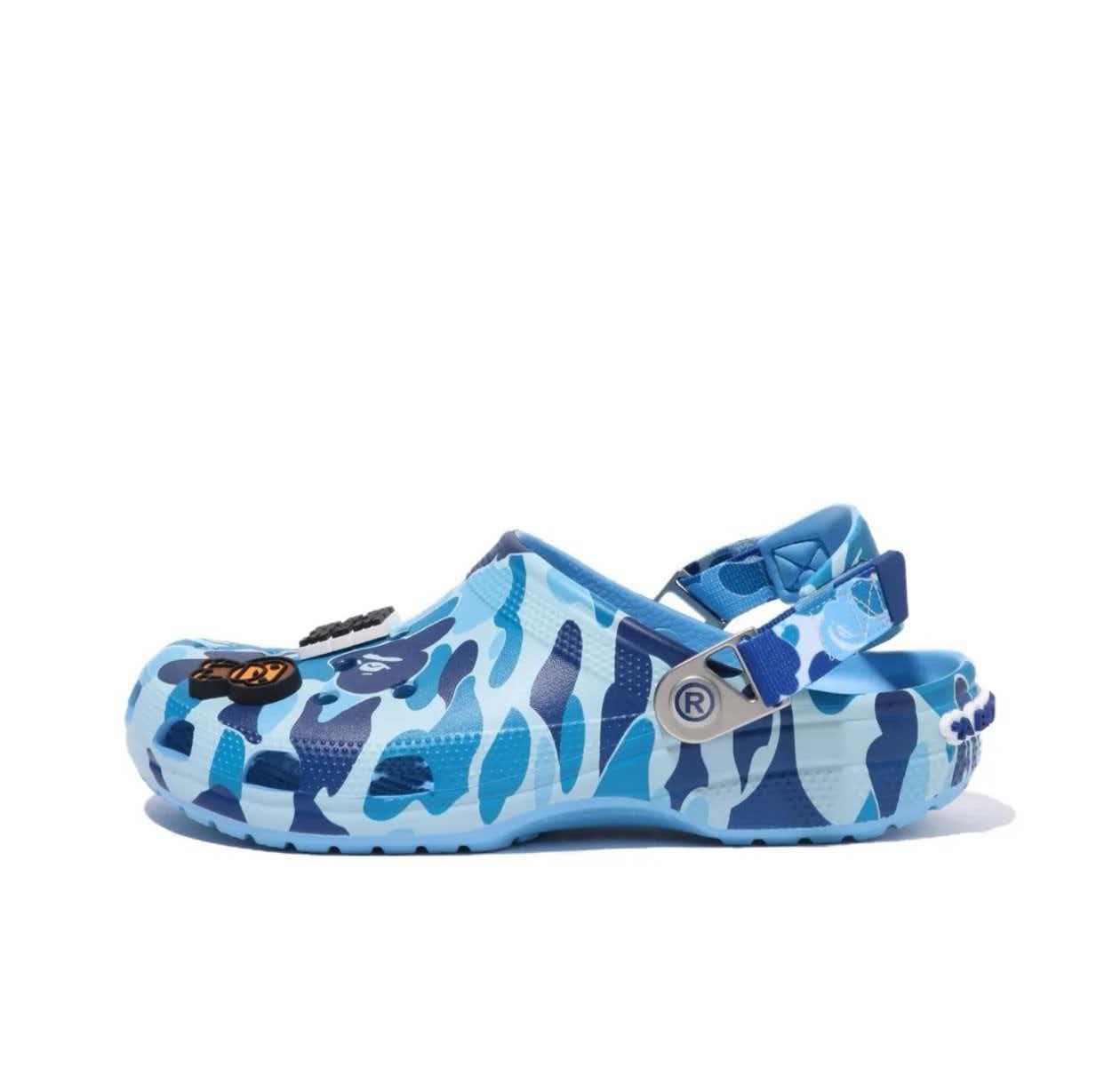 Bape x crocs classic clog 
