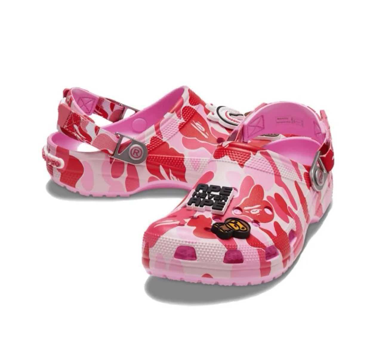 Bape x crocs classic clog 
