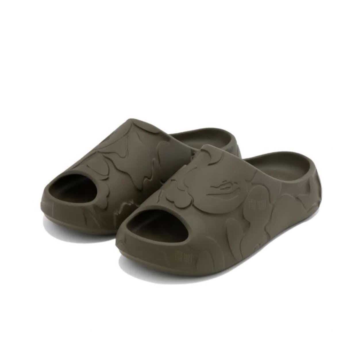 BAPE SLIDE 立體迷彩厚底拖