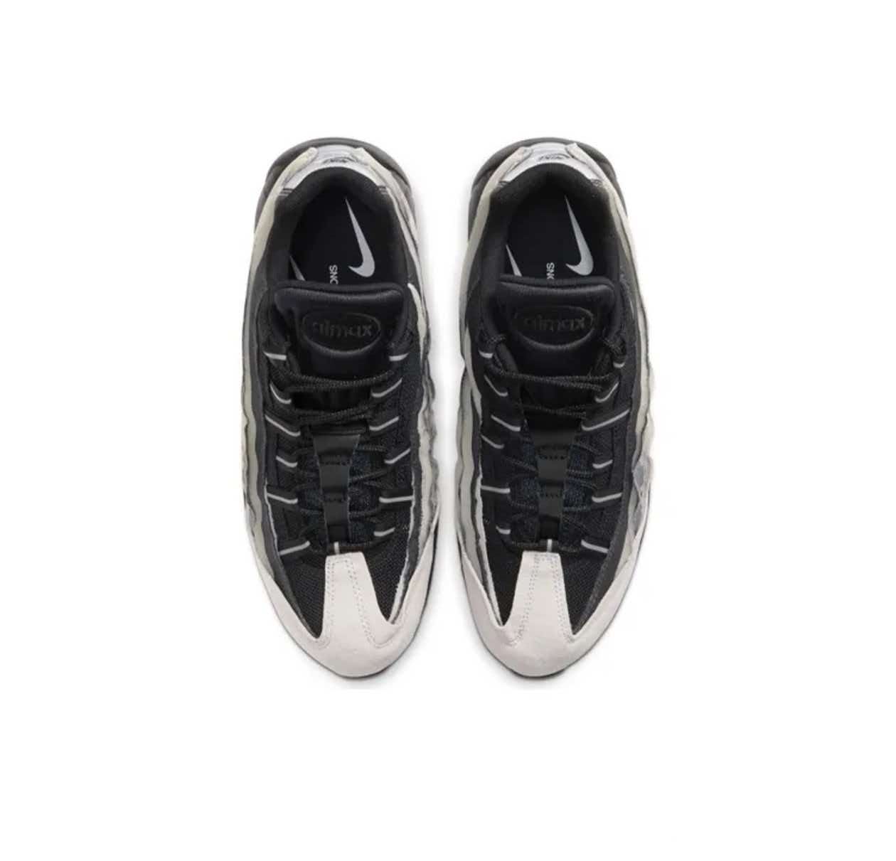 CDGxNikeAir Max95联名黑白灰 货号:CU8406-101