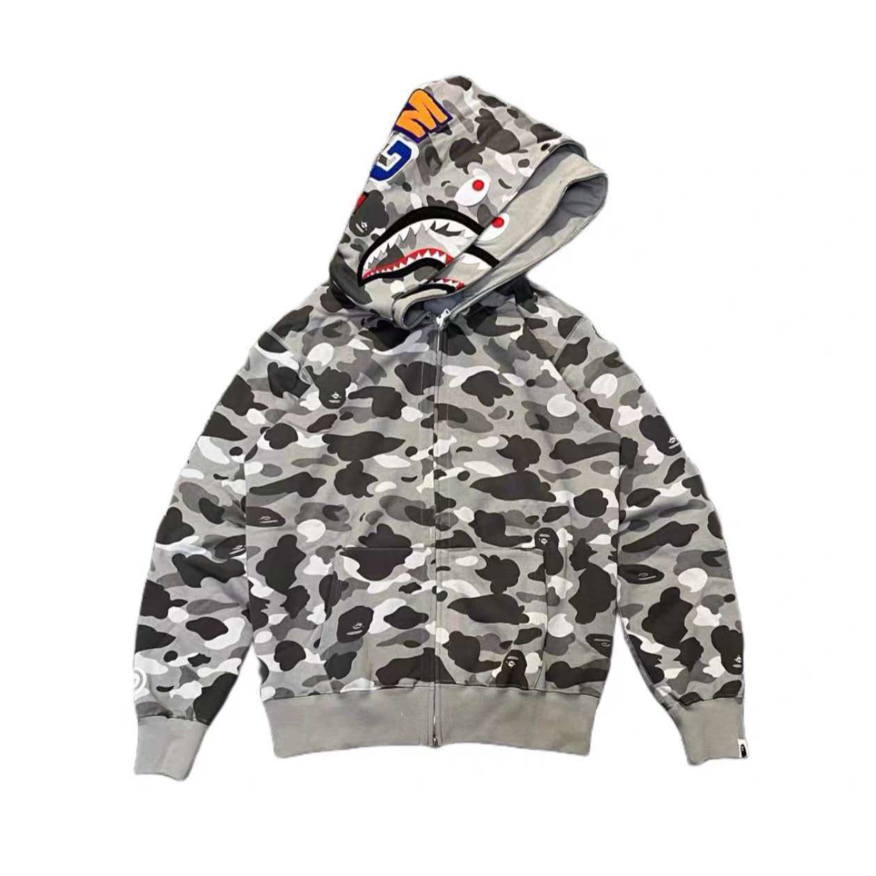 bape双帽外套