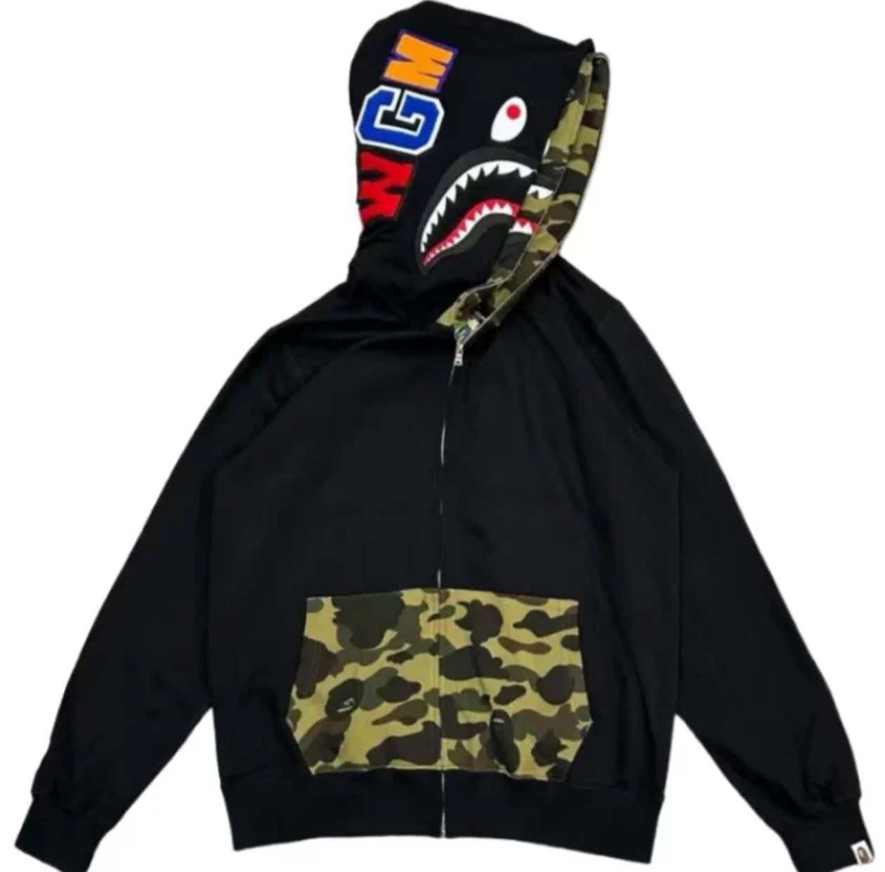 bape双帽外套