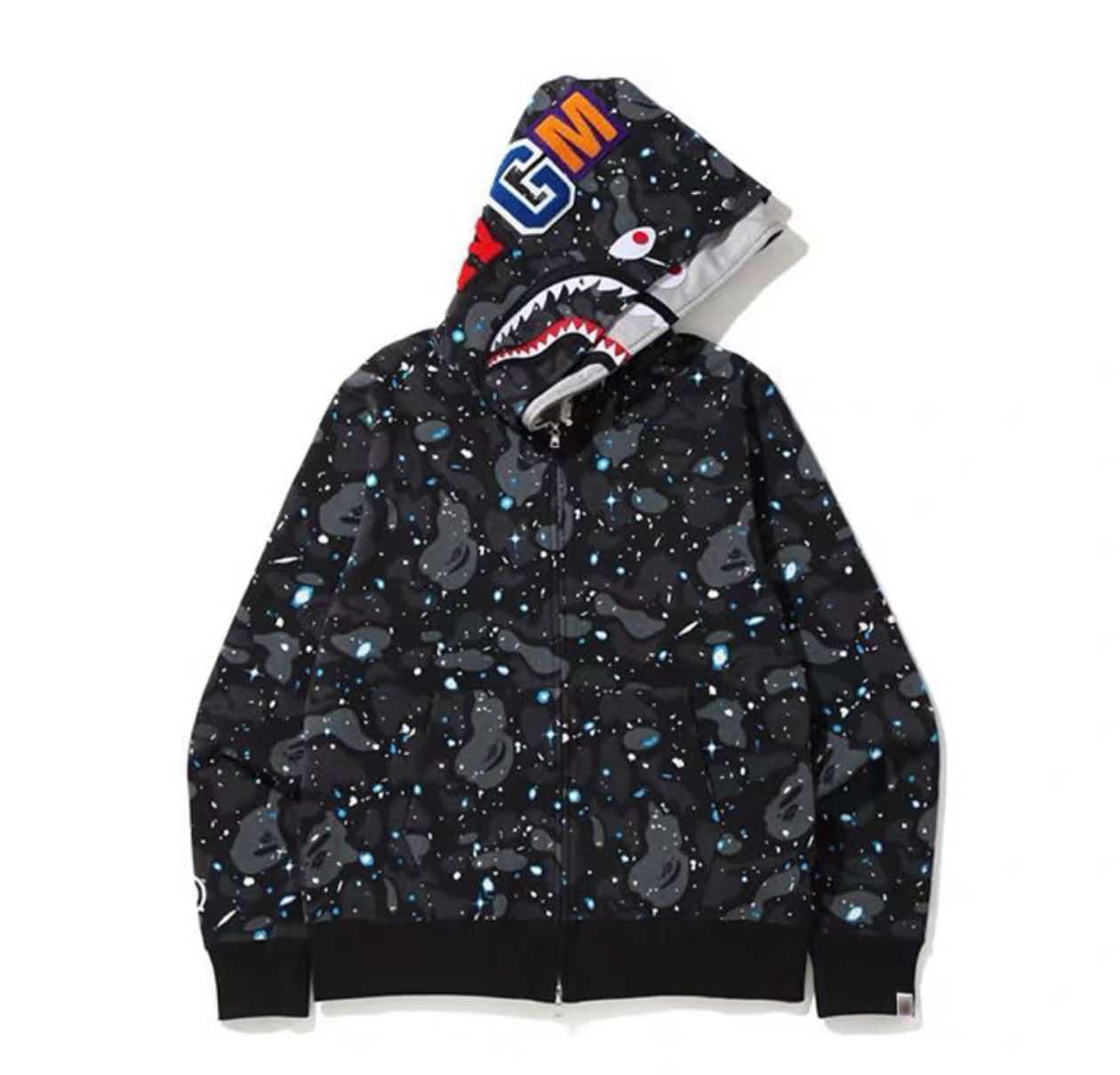 bape双帽外套