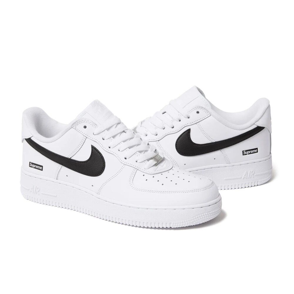 Supreme x Nike Air Force 1 box logo 白黑
