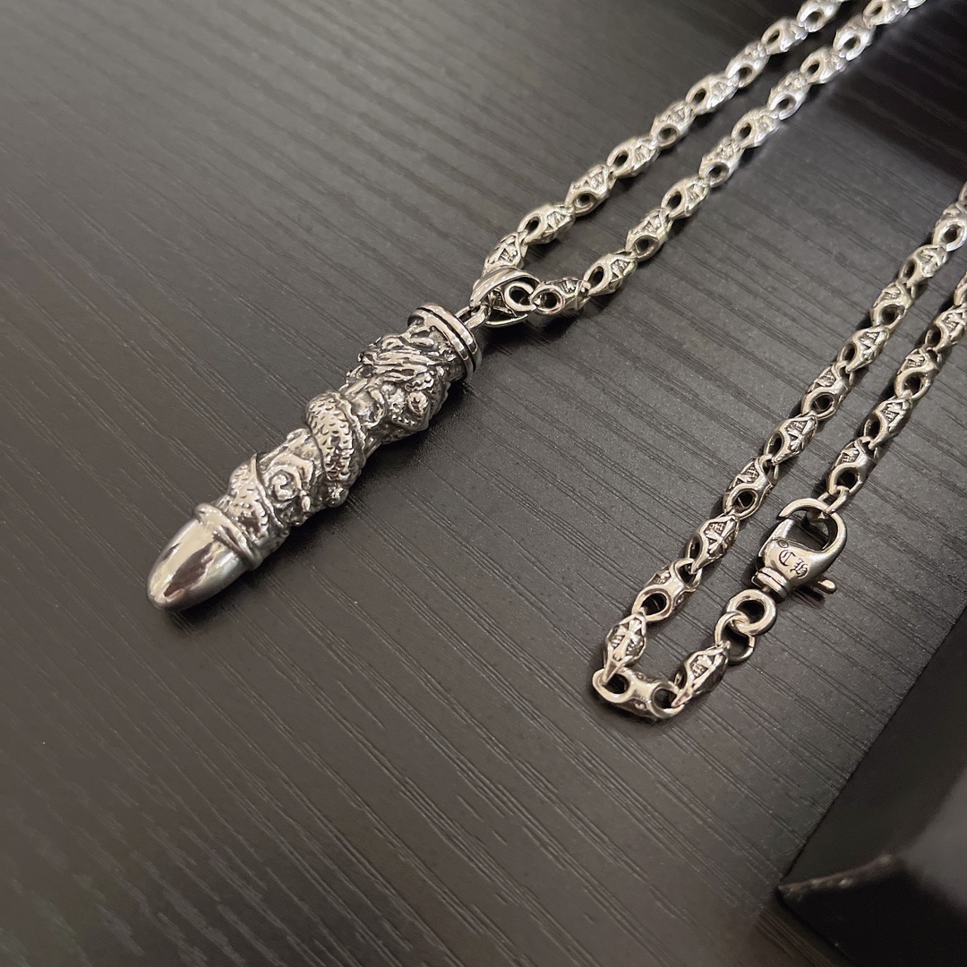 【CHROME HEARTS】ネックレス、新しいネックレス万能シンプルファッションオーナメント-BRAND OFF