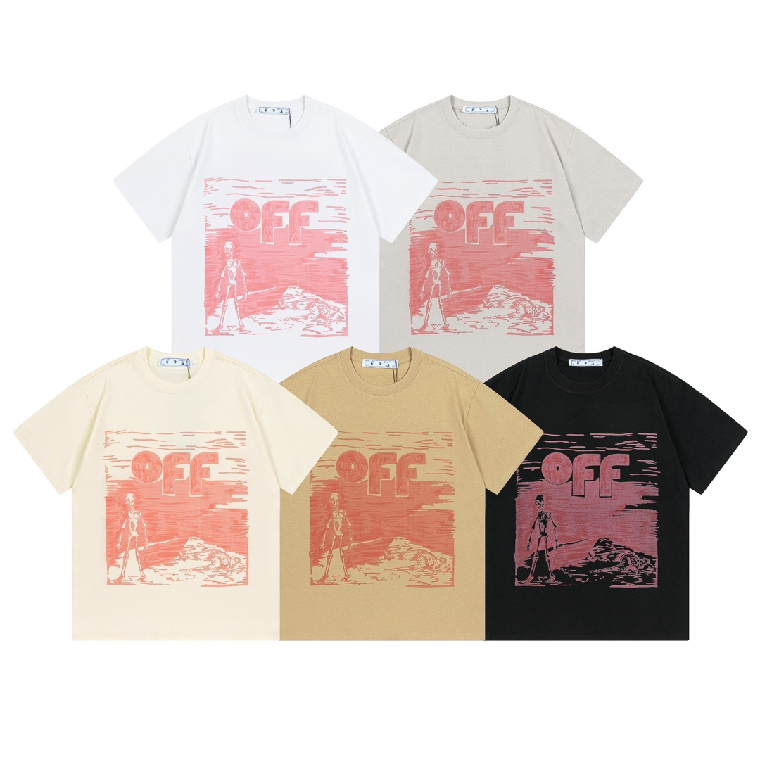 【OFF-WHITE  公式旗艦店】オフホワイト   Tシャツ  ご好評に付き再入荷！250215-BRAND OFF