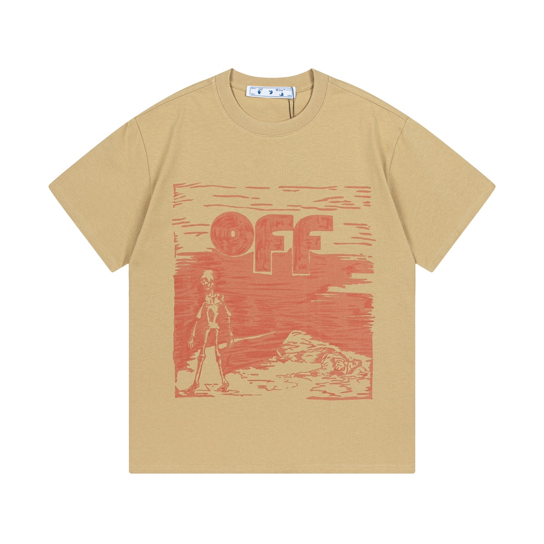 【OFF-WHITE  公式旗艦店】オフホワイト   Tシャツ  ご好評に付き再入荷！250215-BRAND OFF