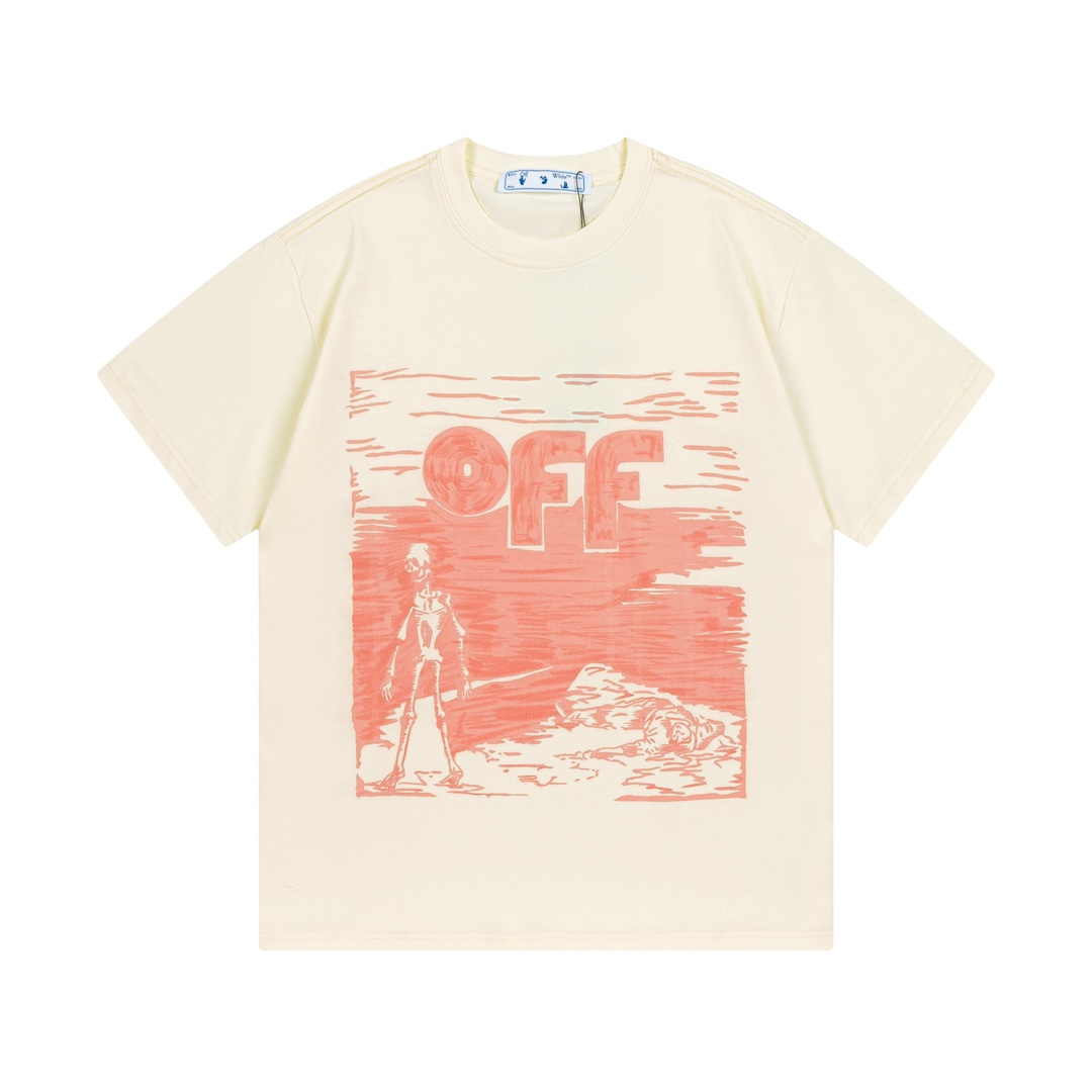 【OFF-WHITE  公式旗艦店】オフホワイト   Tシャツ  ご好評に付き再入荷！250215-BRAND OFF