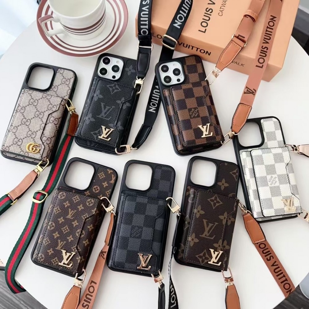 【AQ209】ルイ·ヴィトン   Louis Vuitton  LV ❤️  ハイブランド ❤️ ハイ ブランド ❤️ スマホ ショルダー ストラップ ❤️ スマホケース おしゃれ