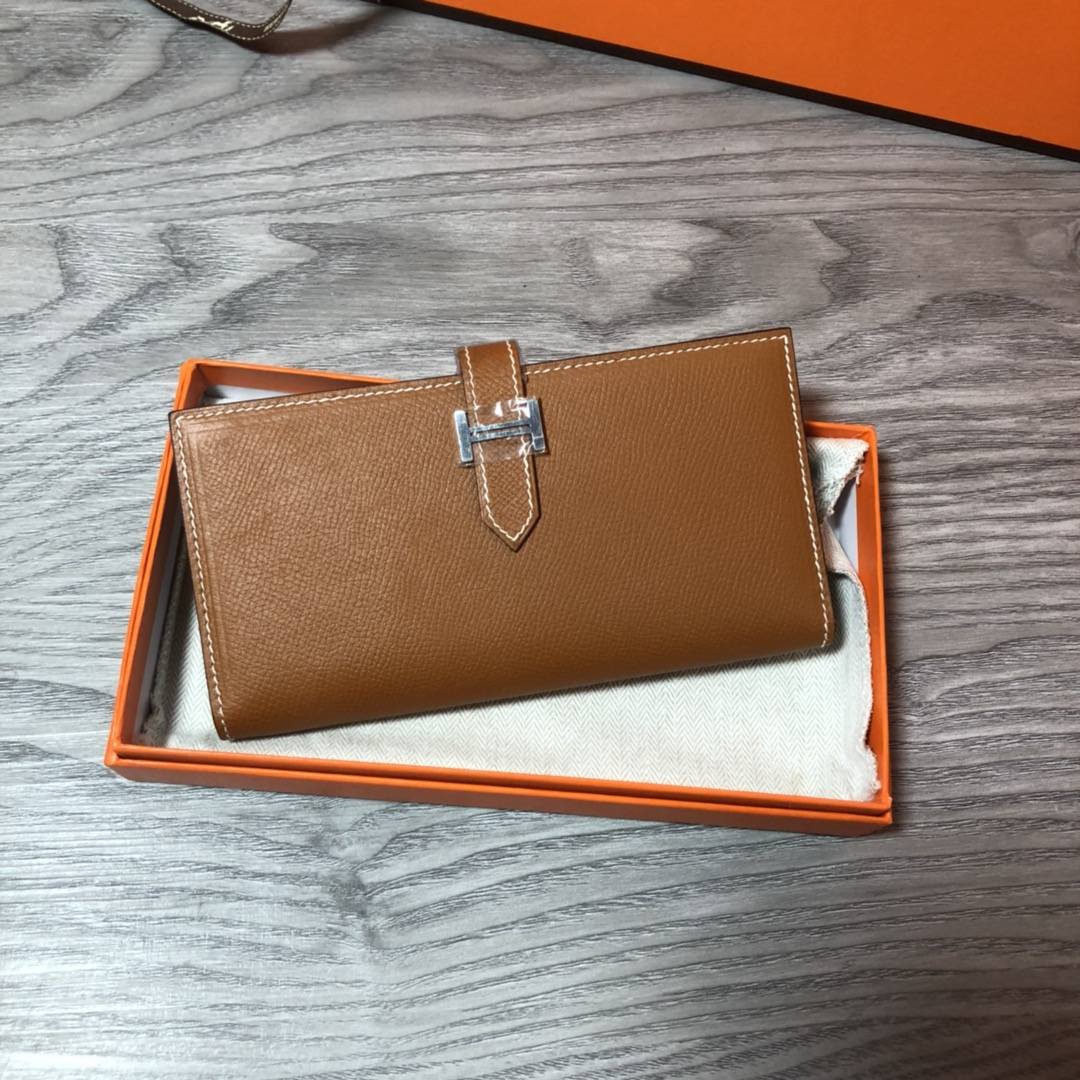 Hermes(エルメス) エルメス ベアンスフレ エプソン 財布-BRAND OFF