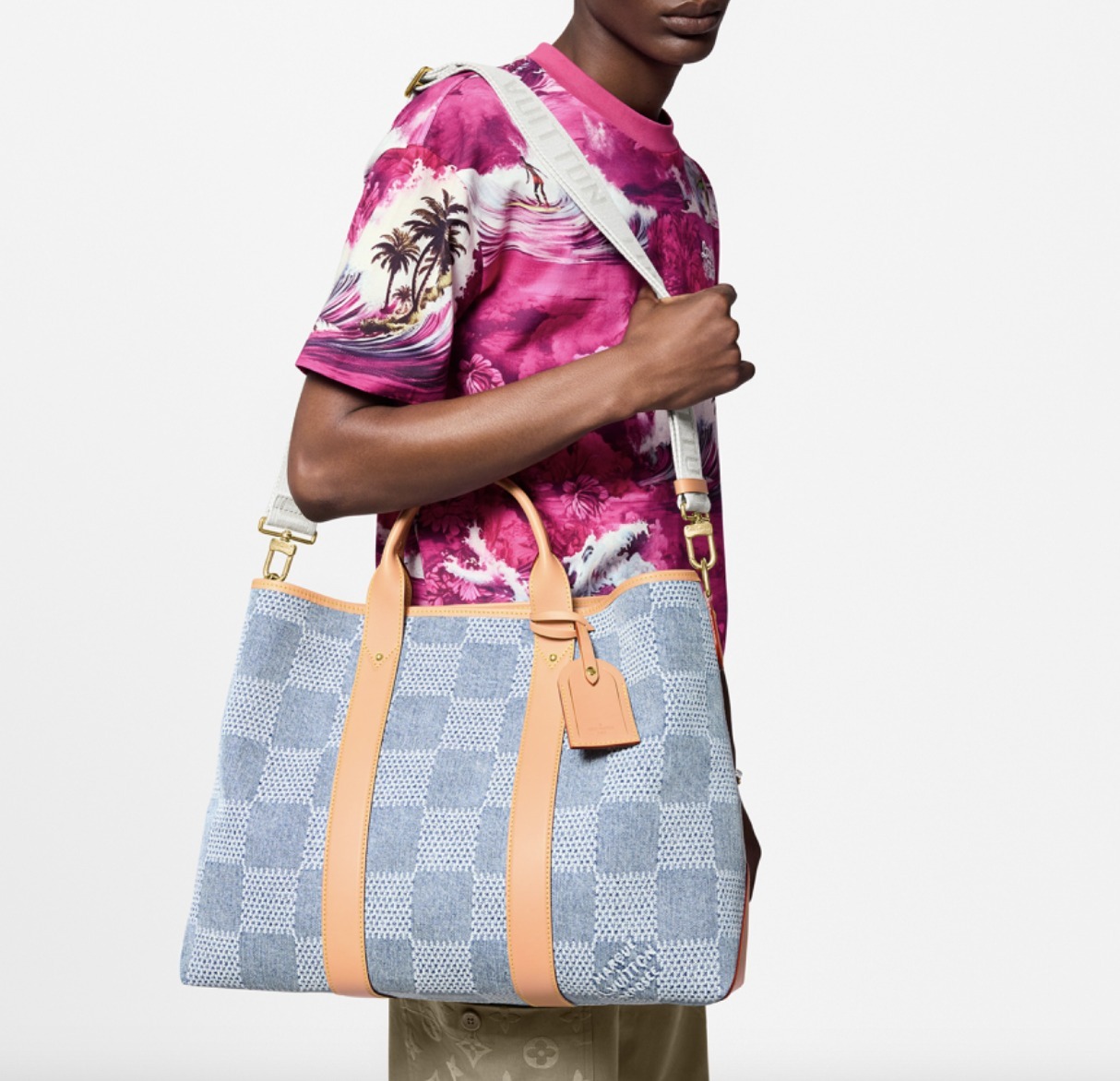 【爽やかな色合い☆】Louis Vuitton トートバッグ N40702-BRAND OFF