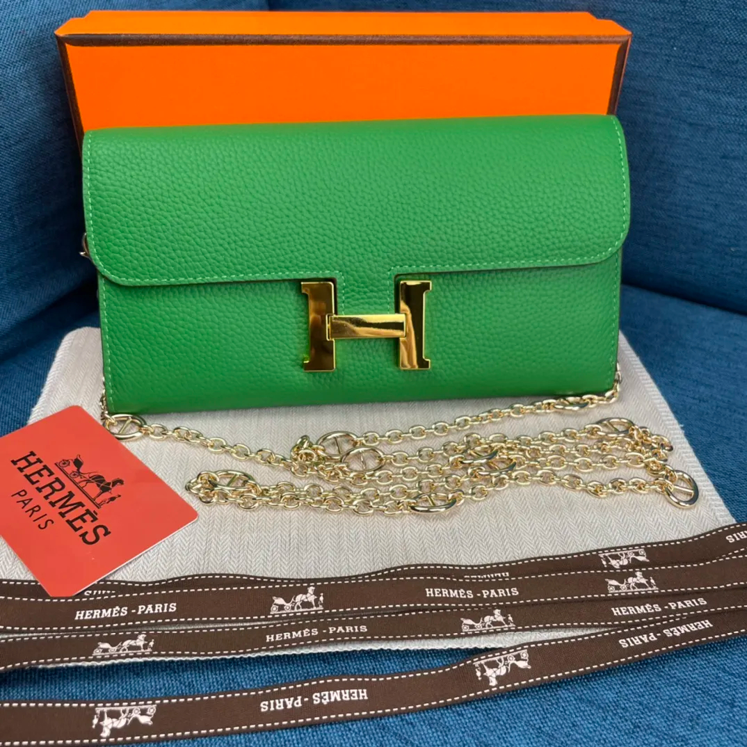 HERMÈS ショルダー & 長財布 11カラー 22X11CM-BRAND OFF