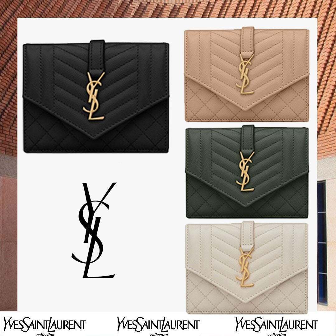 《新作限定♪早い者勝ち♡》MONOGRAM MIXMATELASSÉ粒型押しレザーフラップカードホルダー-BRAND OFF