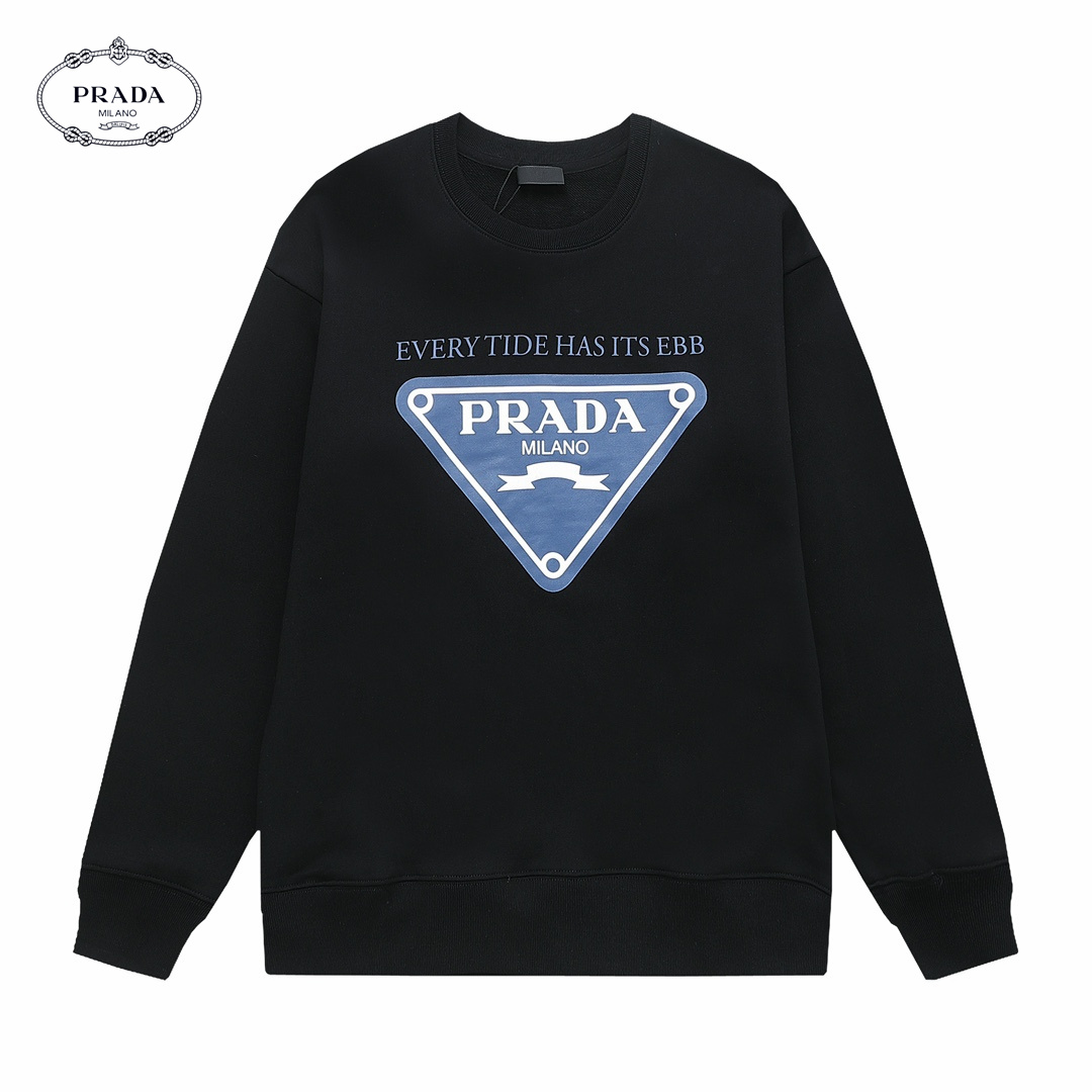 【Prada旗艦店】( プラダ ) トレーナー 長袖 男女兼用、ご好評に付き再入荷！-BRAND OFF