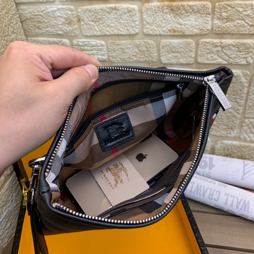 【BUREERRY公式 旗艦店】（バーバリー）クラッチバッグ 28x18x3cm-BRAND OFF
