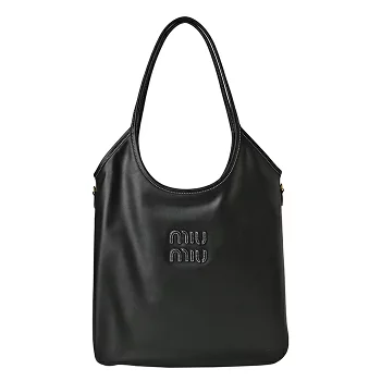 ミュウミュウ MIU MIU トートバッグ アイビー レギュラー ソフトレザー 縦型 ショッピングバッグ A4収納 IVY ショルダーバッグ 2026年春夏新作 5BG231 2CRW