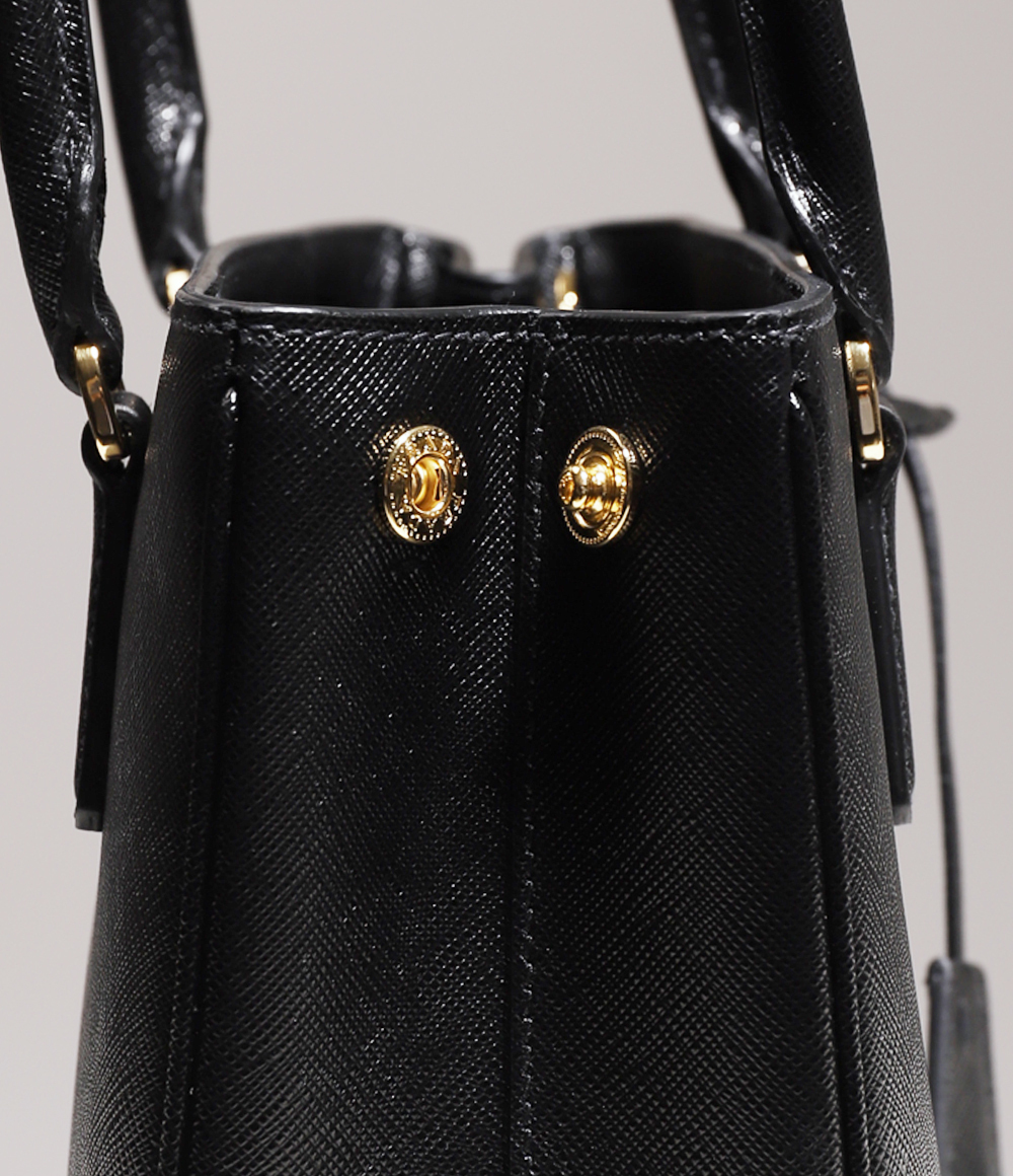 ☆PRADA ガレリア サフィアーノレザー ミニバッグ-BRAND OFF