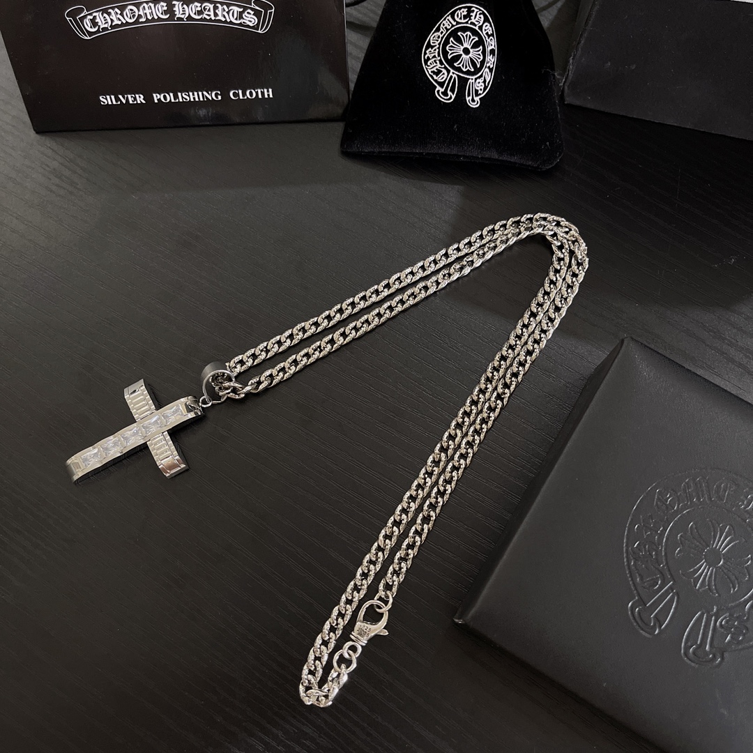 【CHROME HEARTS】ネックレス、新しいネックレス万能シンプルファッションオーナメント-BRAND OFF