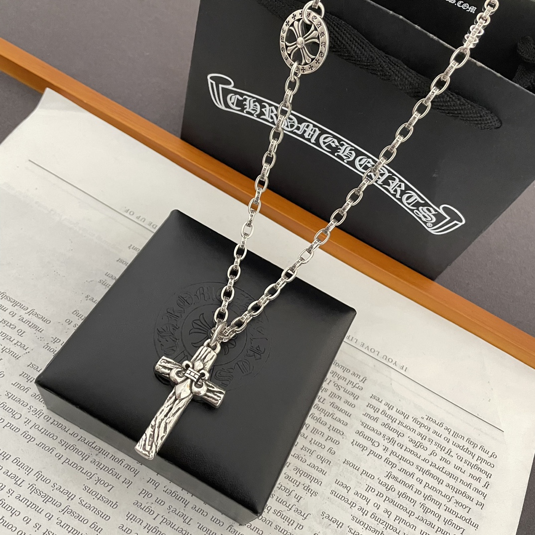 【Chrome Hearts】ネックレス、新しいネックレス万能シンプルファッションオーナメント-BRAND OFF