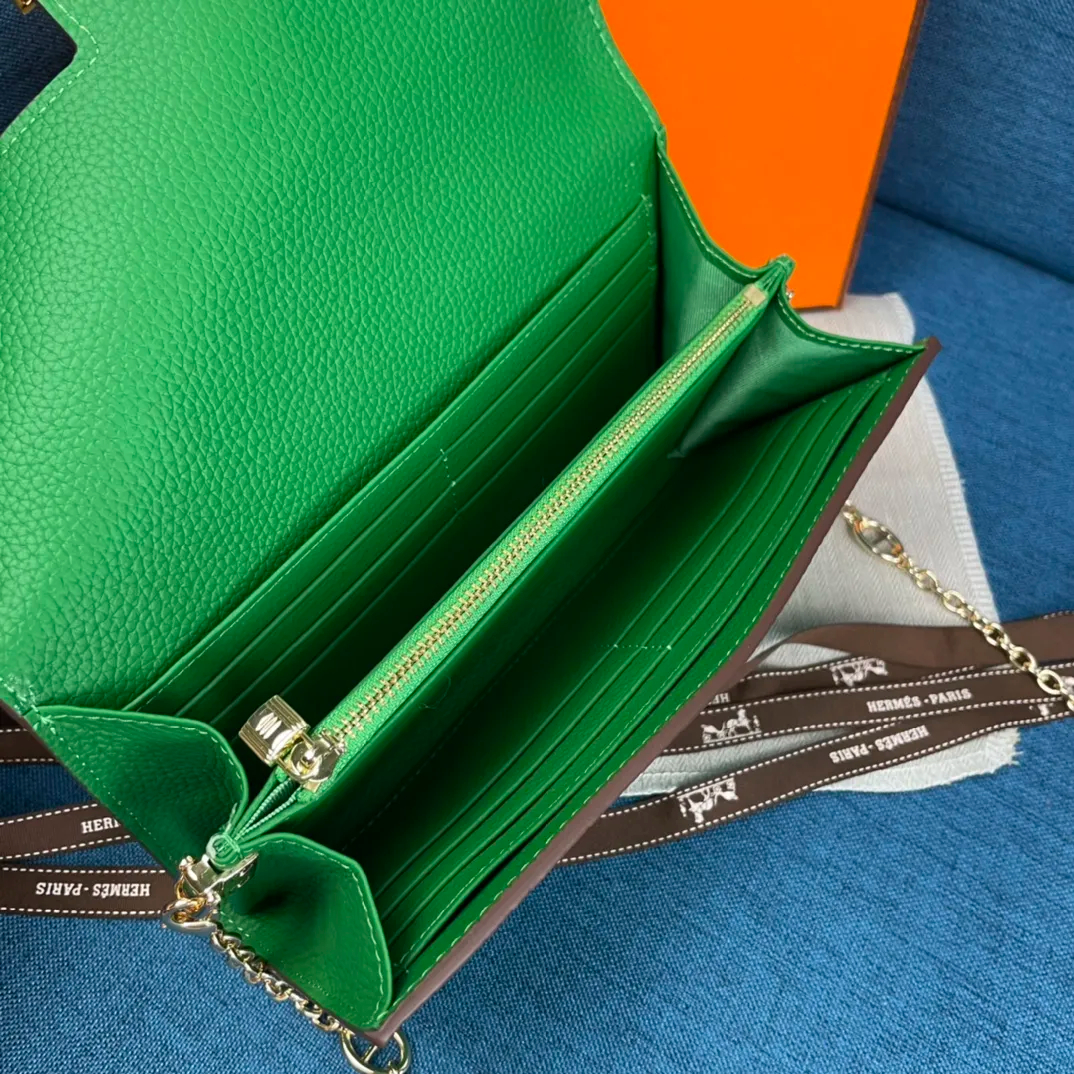 HERMÈS ショルダー & 長財布 11カラー 22X11CM-BRAND OFF