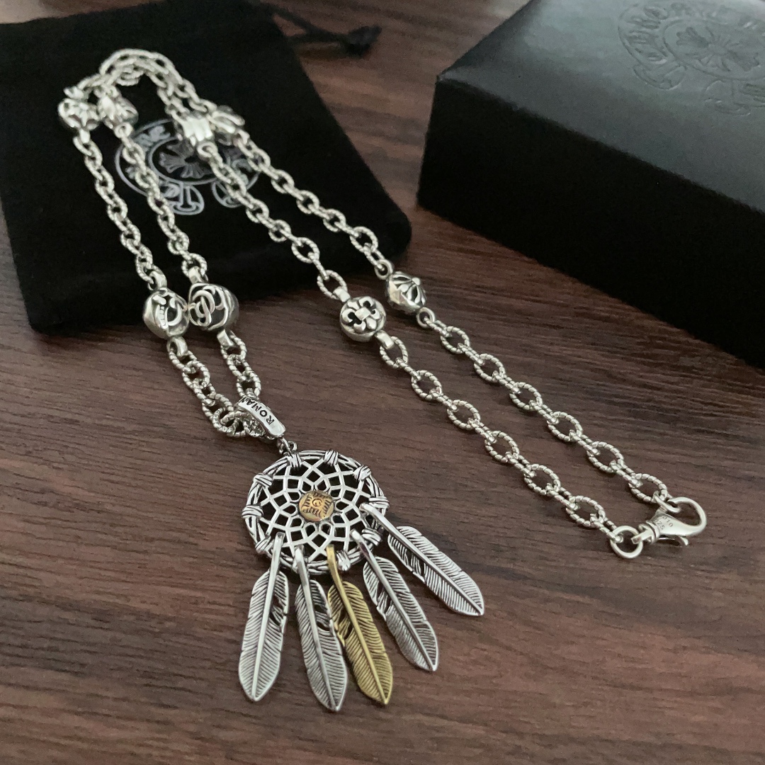 【2026】【CHROME HEARTS】ネックレス、新しいネックレス万能シンプルファッションオーナメント-BRAND OFF