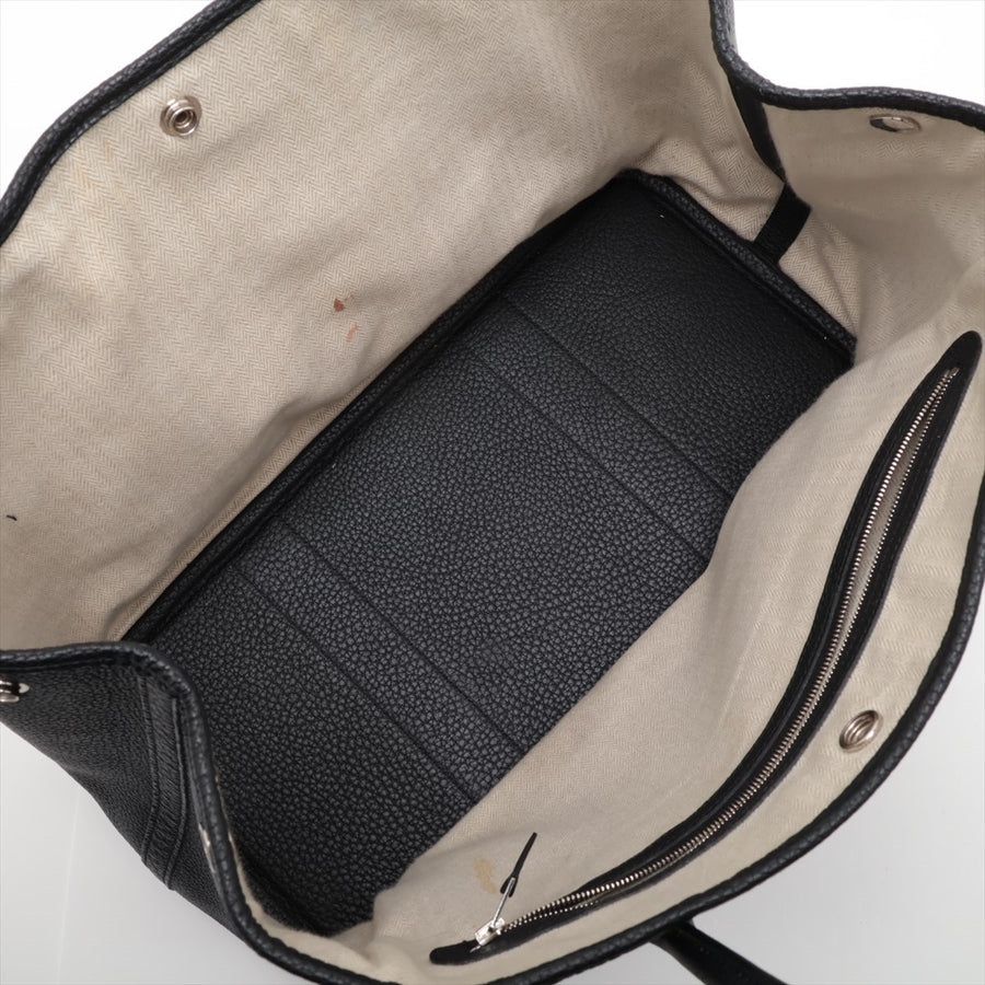 HERMES エルメス ガーデンパーティPM ネゴンダ ブラック シルバー金具-BRAND OFF