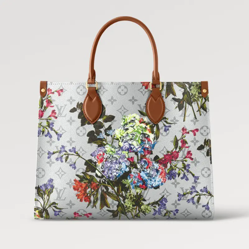 【SALE】LOUIS VUITTON/ONTHEGO MM TOTE BAG/紫陽花柄トートBag-BRAND OFF