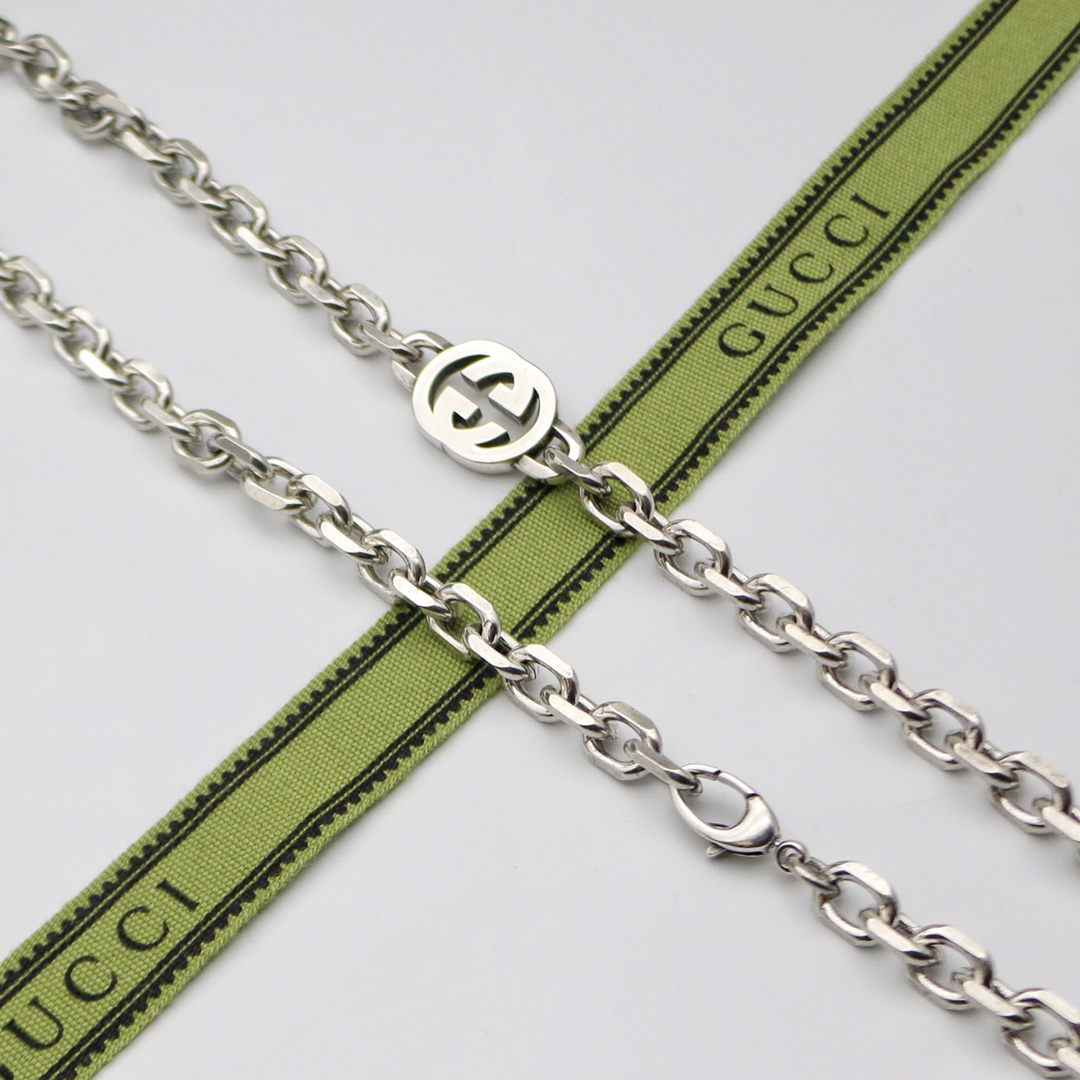 GUCCI インターロッキングG ネックレス-BRAND OFF