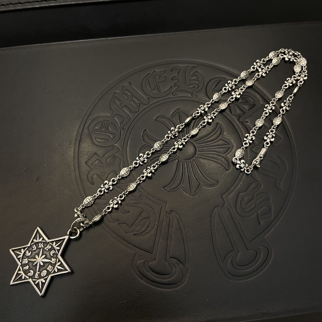 【CHROME HEARTS】ネックレス、新しいネックレス万能シンプルファッションオーナメント 24614-BRAND OFF