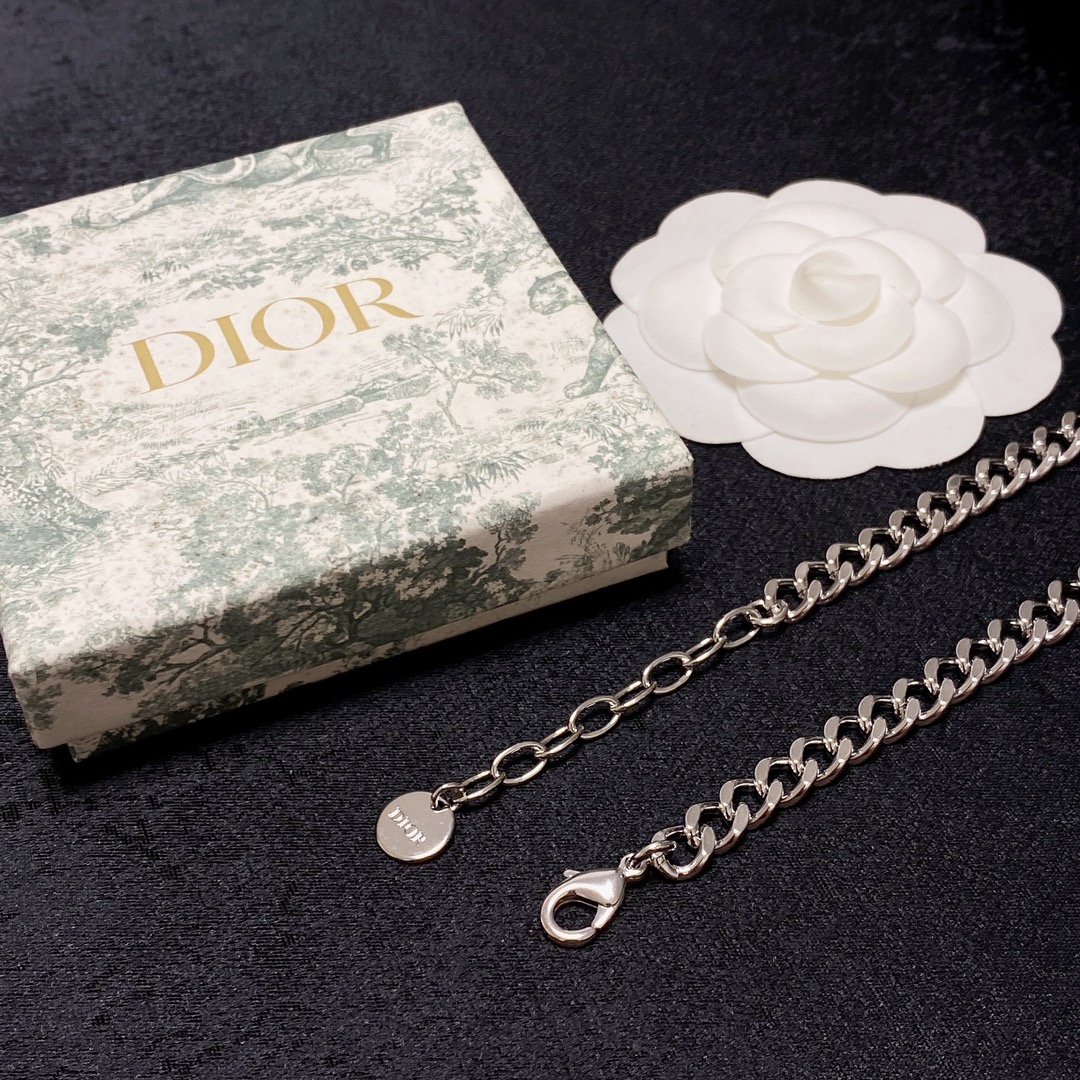 【2026】【DIOR】ネックレス、新しいネックレス万能シンプルファッションオーナメント-BRAND OFF