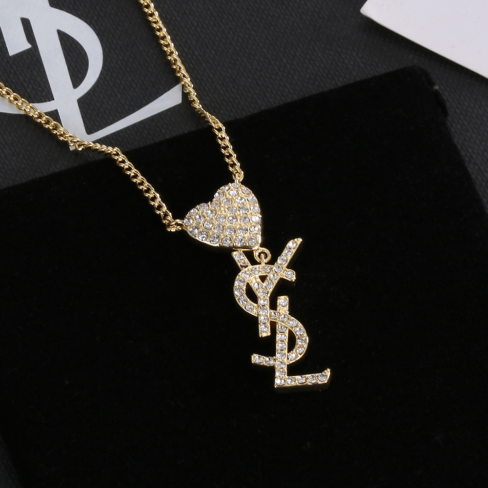 【2026】【YSL SAINT LAURENT  】サンローラン ネックレス、新しいネックレス万能シンプルファッションオーナメント-BRAND OFF