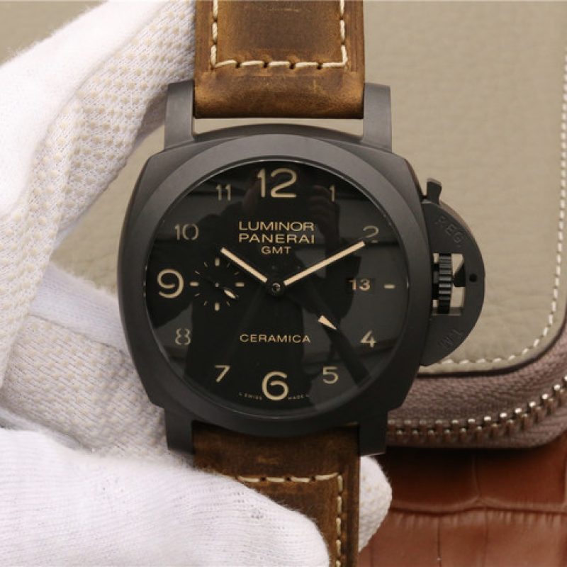 PANERAI オフィチーネ パネライ ルミノール 1950 3DAYS GMT オートマティック チェラミカ44mmPAM00441-BRAND OFF