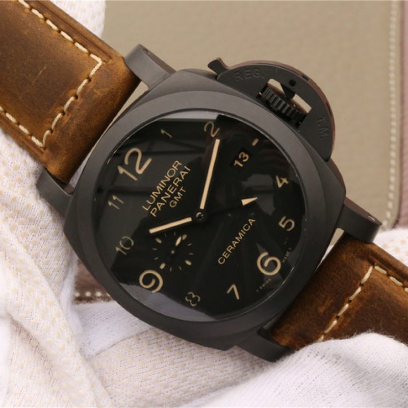 PANERAI オフィチーネ パネライ ルミノール 1950 3DAYS GMT オートマティック チェラミカ44mmPAM00441-BRAND OFF