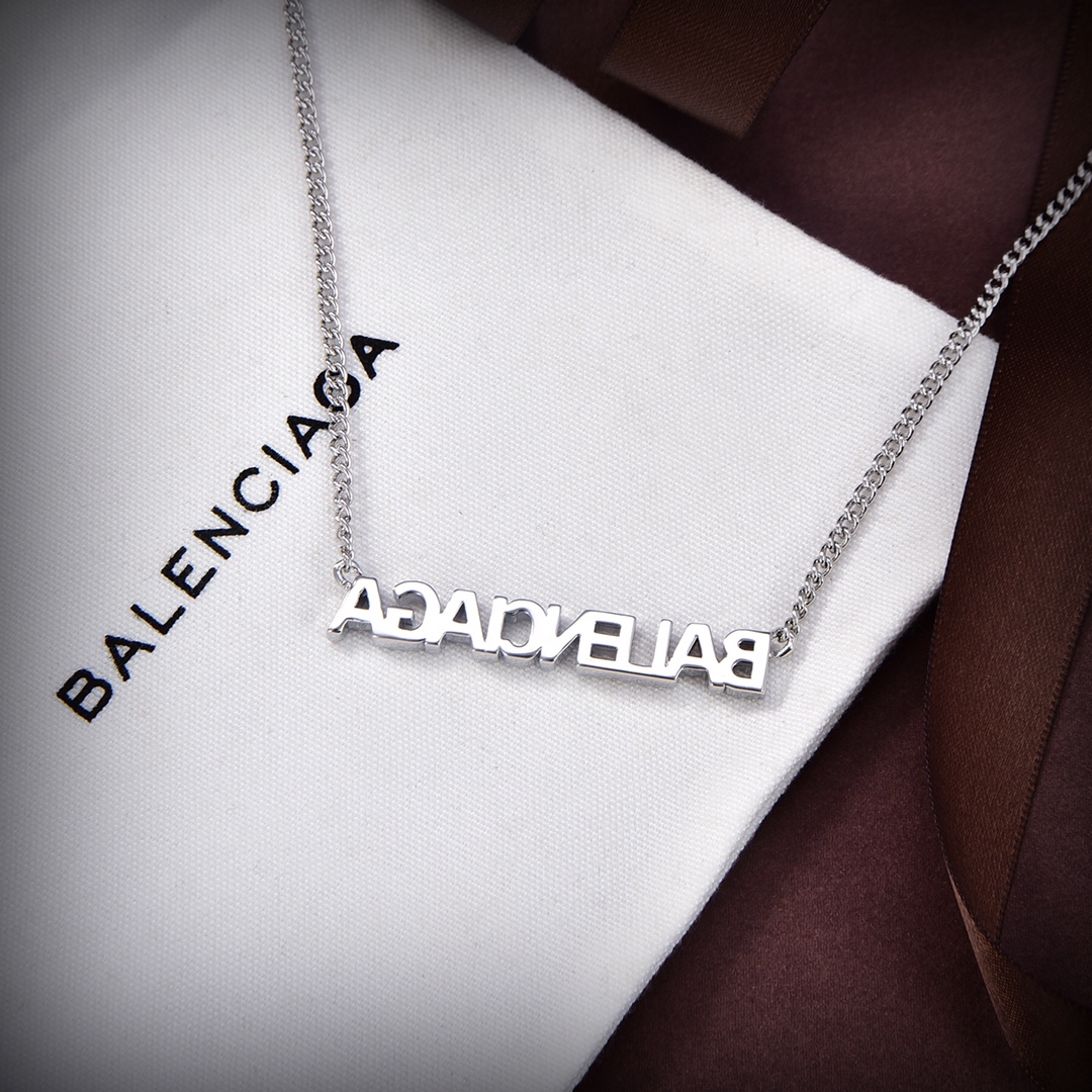 【2026】【BALENCIAGA 】ネックレス、新しいネックレス万能シンプルファッションオーナメント-BRAND OFF