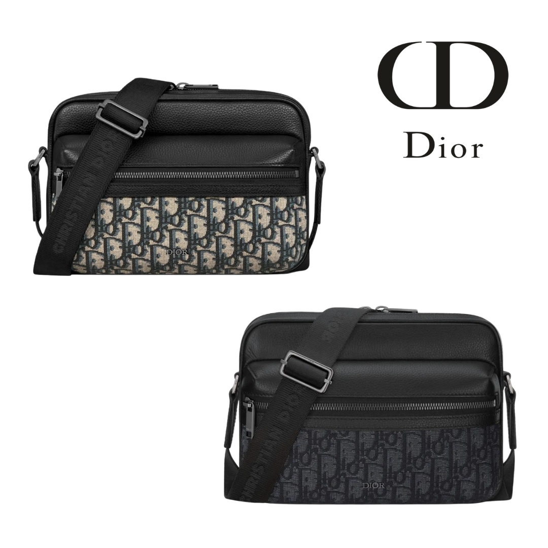 DIOR★オブリーク ジャカード ショルダーバッグ-BRAND OFF