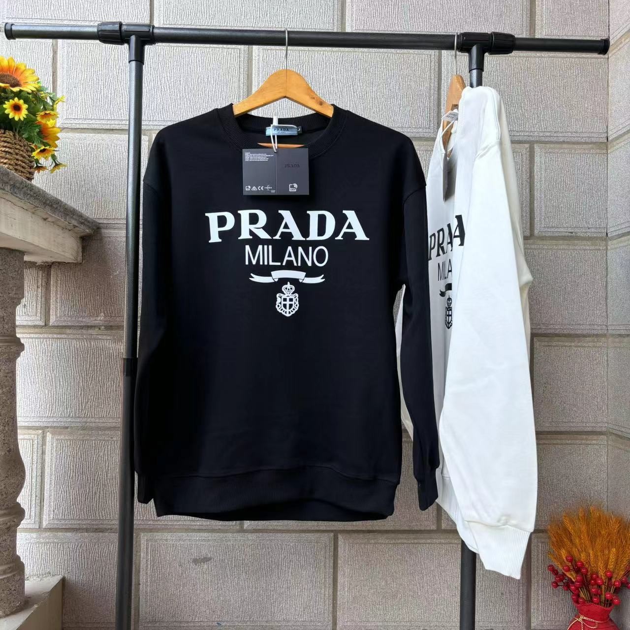 【Prada旗艦店】( プラダ ) 長袖 男女兼用 ご好評に付き再入荷！-BRAND OFF