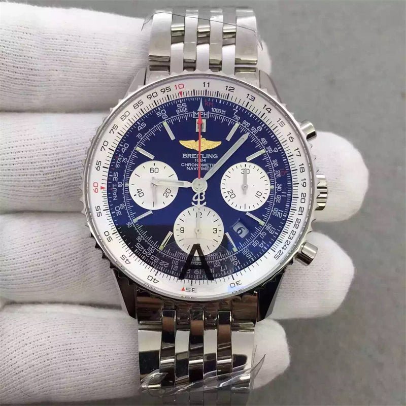 ブライトリング ナビタイマー０１ A23322 BLUE-BRAND OFF
